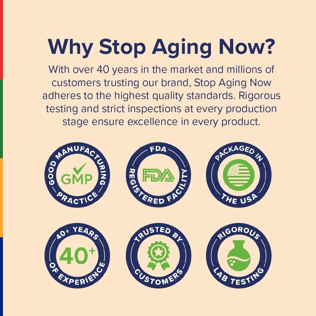 Stop Aging Now - Dynamic Man - Complex Supplement - 30 Vegetarian Capsules Stop Aging Now buy supplements Au