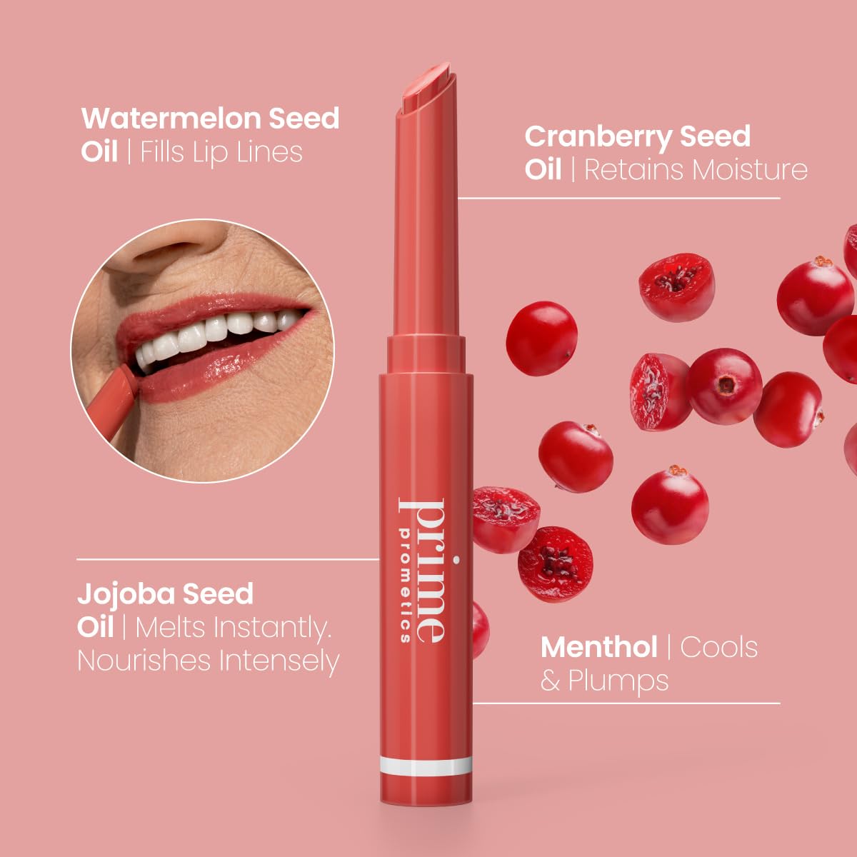 PrimeLip Plumping Lip Balm NEW (Soft Petal) PRIME PROMETICSBuy Supplements Australia