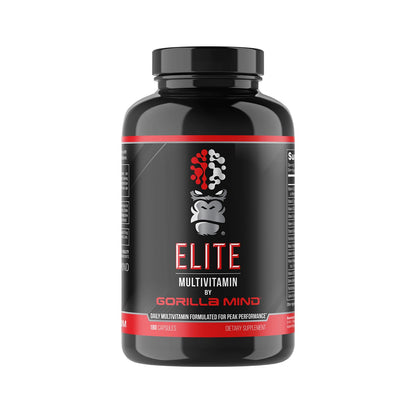Gorilla Mind Elite Multi-Vitamin (180 Capsules) – Daily Multivitamin Formulated for Peak Performance | 27 Nutrients to Backfill Micronutrient Shortcomings Gorilla Mind buy supplements Au