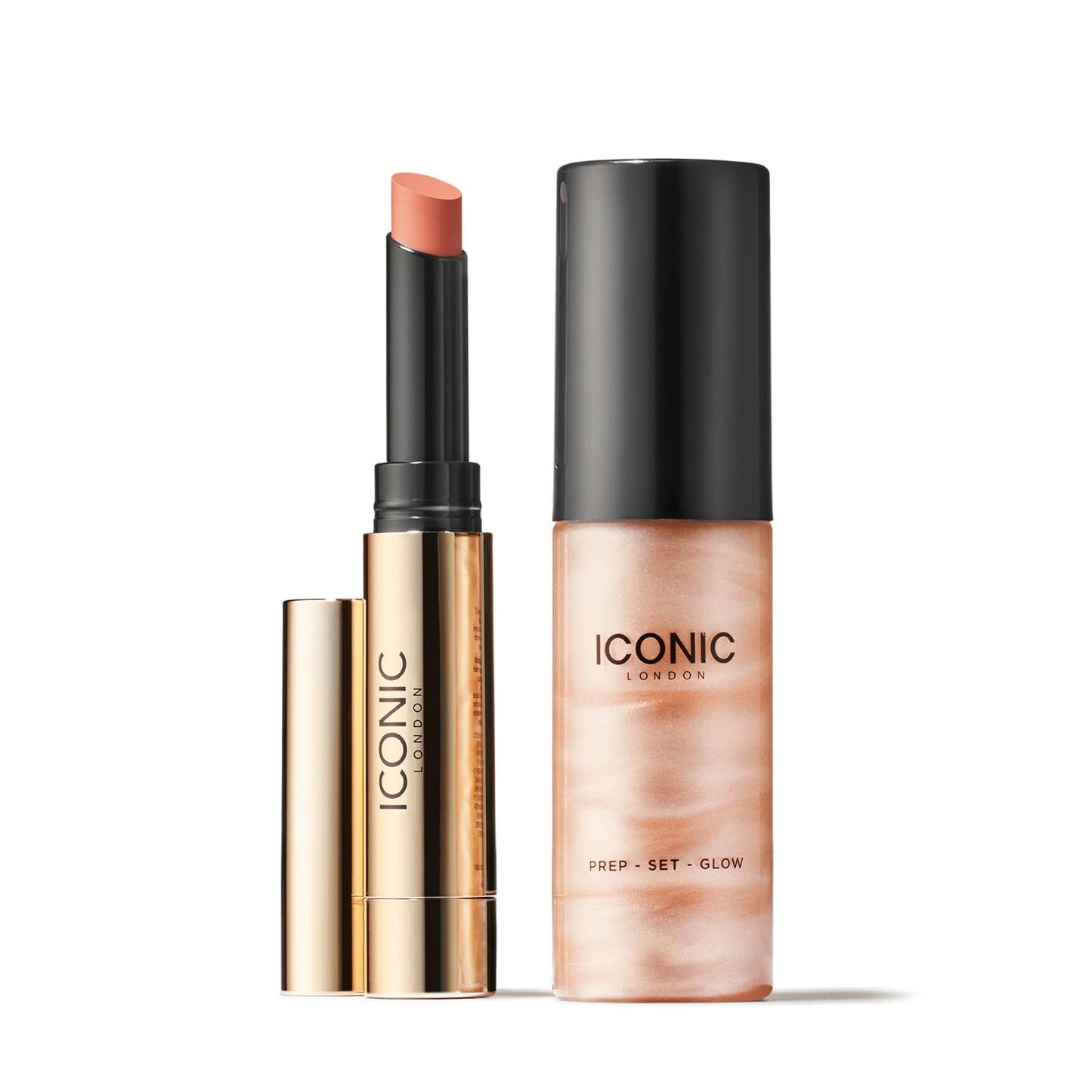 ICONIC LONDON Power Couple Gift Set | Includes Melting Touch Lip Balm (Undone) and Prep-Set-Glow (Original) ICONIC LONDON buy supplements Au