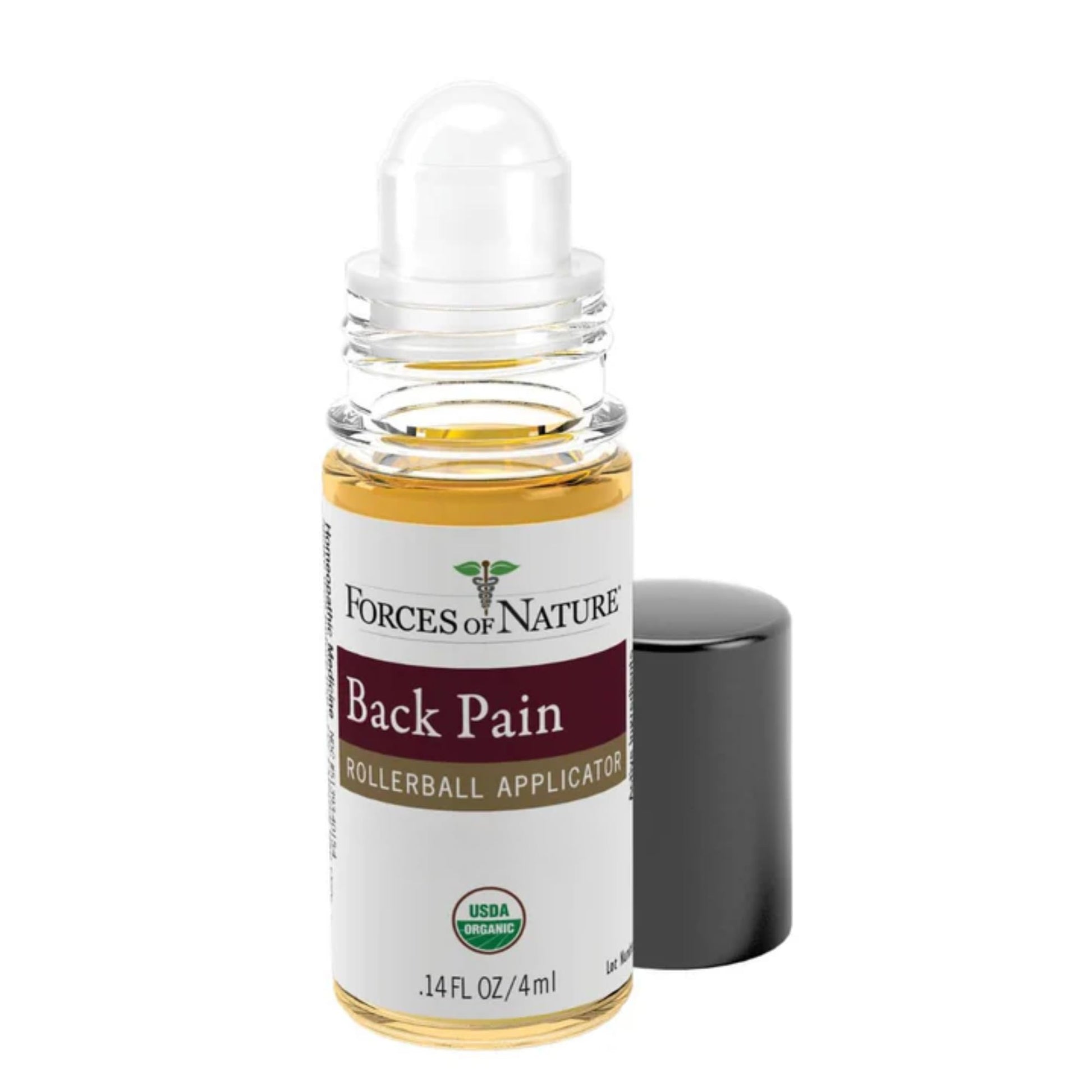 Forces of Nature Natural, Organic Back Pain Relief, w/Arnica & St John's Wort, Fast Acting Anti-Inflammatory Topical Muscle Soother for Lower Back, Sciatica, Neck, Non-GMO, Cruelty-Free, 0.14 Fl Oz Forces of NatureBuy Supplements Australia