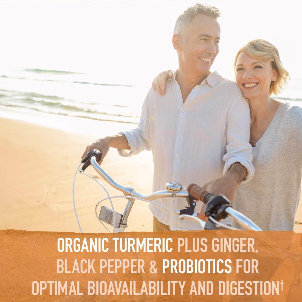 Garden of Life Organics Extra Strength Turmeric Inflammatory Response 120 Tablets-100Mg Curcumin (95% Curcuminoids) Black Pepper, Probiotics, Organic Non-GMO Vegan Gluten Free Herbal Supplement Garden of LifeBuy Supplements Australia