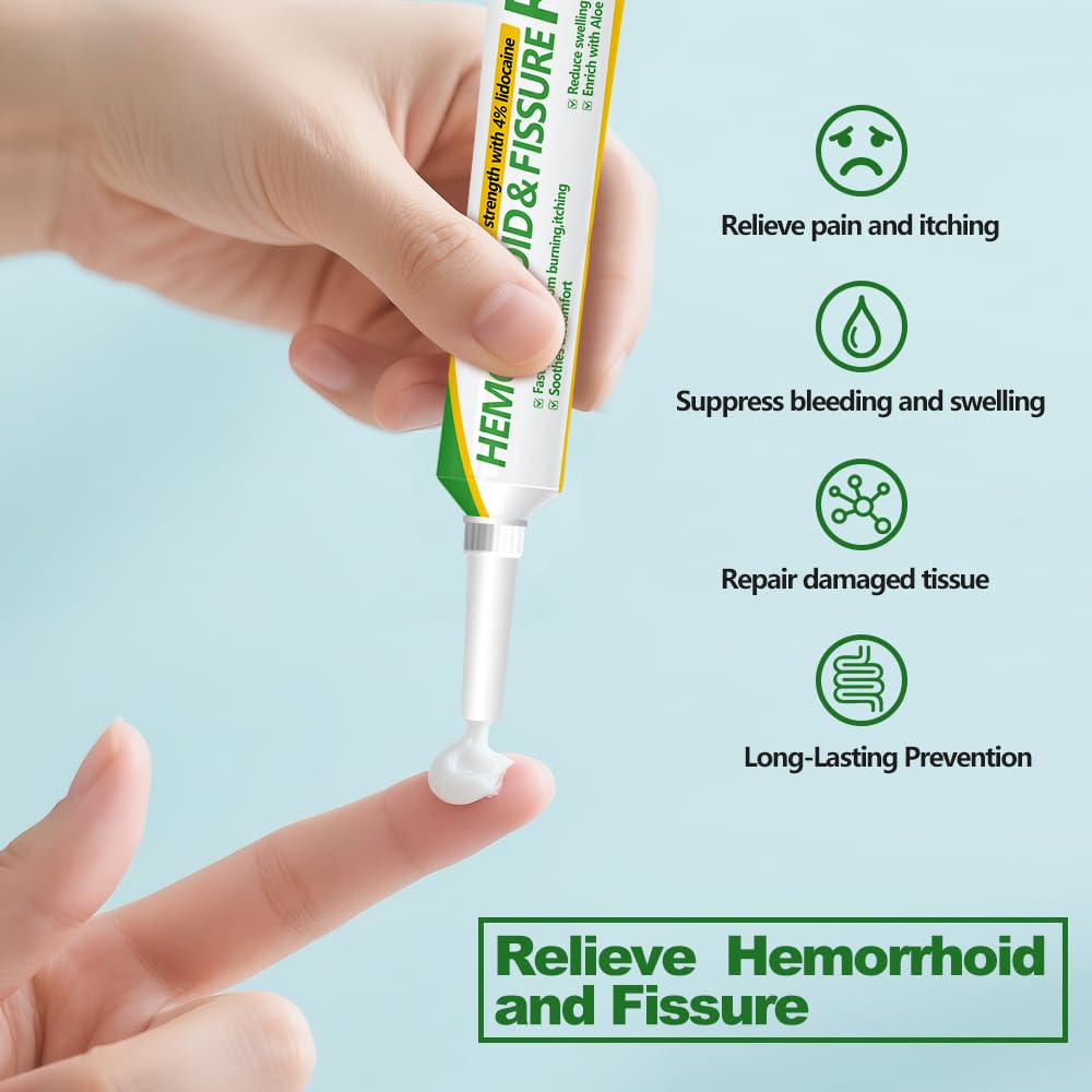 Lesdgo Hemorrhoidal Ointment(2 Pack),Hemorrhoid and Fissure Cream Witch Hazel Maximum Strength Pain Relief,for Itching and Swelling LesdgoBuy Supplements Australia