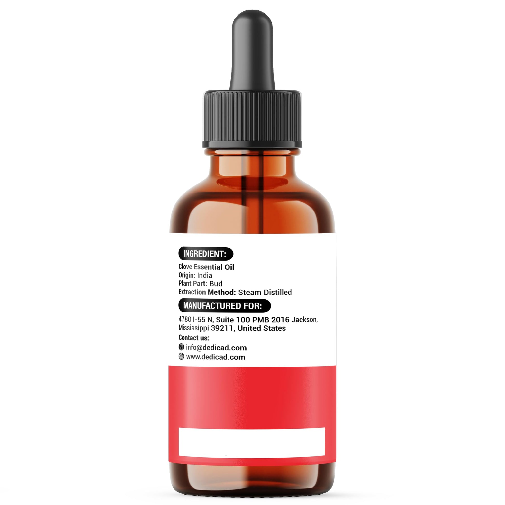 DEDICAD - 1 FL Oz - 30ml - Clove Essential Oil Supplement – for Toothache, Oral Care, Skin & Hair – Clove Oil Organic DEDICAD buy supplements Au