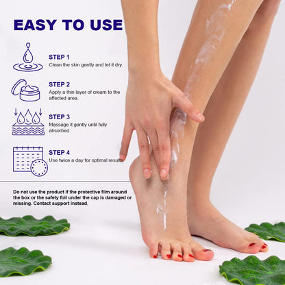 ASDToTio Urea Cream 42% - Premium Urea Foot Cream - With 2% Salicylic Acid, Tea Tree Oil, Shea Butter, Aloe Vera - For Feet, Hands, Heels, Elbows, Knees and More - 4 oz