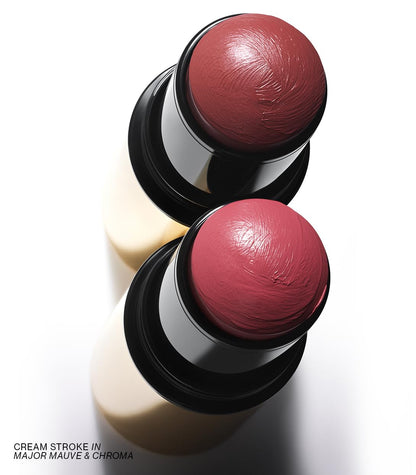 MAKE Beauty Cream Stroke Cream Blush Stick for Cheeks - Vibrant yet Natural Soft Matte Finish - Shade Rouge Moon, Berry Plum Blush Makeup MAKEBuy Supplements Australia