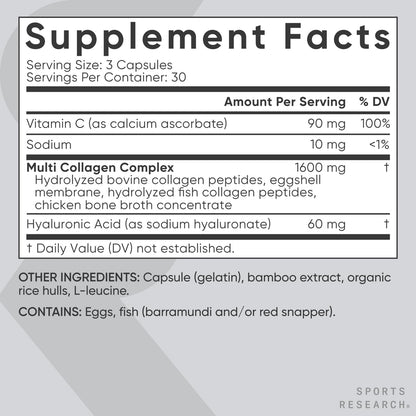 Sports Research® Healthy Hair Essentials - Biotin 10,000mcg with Organic Coconut Oil Vitamin B7 for Healthy Skin and Hair Support + Multi Collagen Pills Peptides with Hyaluronic Acid & Vitamin C Sports Research buy supplements Au