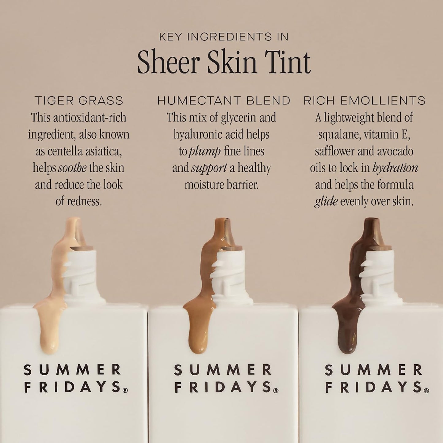 Summer Fridays Sheer Skin Tint - Skin Tint with Hyaluronic Acid - Helps Diminish Uneven Skin Tone - Sheer to Light Coverage - Shade 2 - Light with Cool Undertones (1 Fl Oz) Summer FridaysBuy Supplements Australia