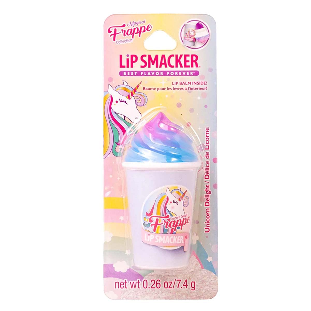 Lip Smacker Frappe Cup Lip Balm, Moisturizing, Soothing Fun Tasty Flavors - Unicorn Lip SmackerBuy Supplements Australia