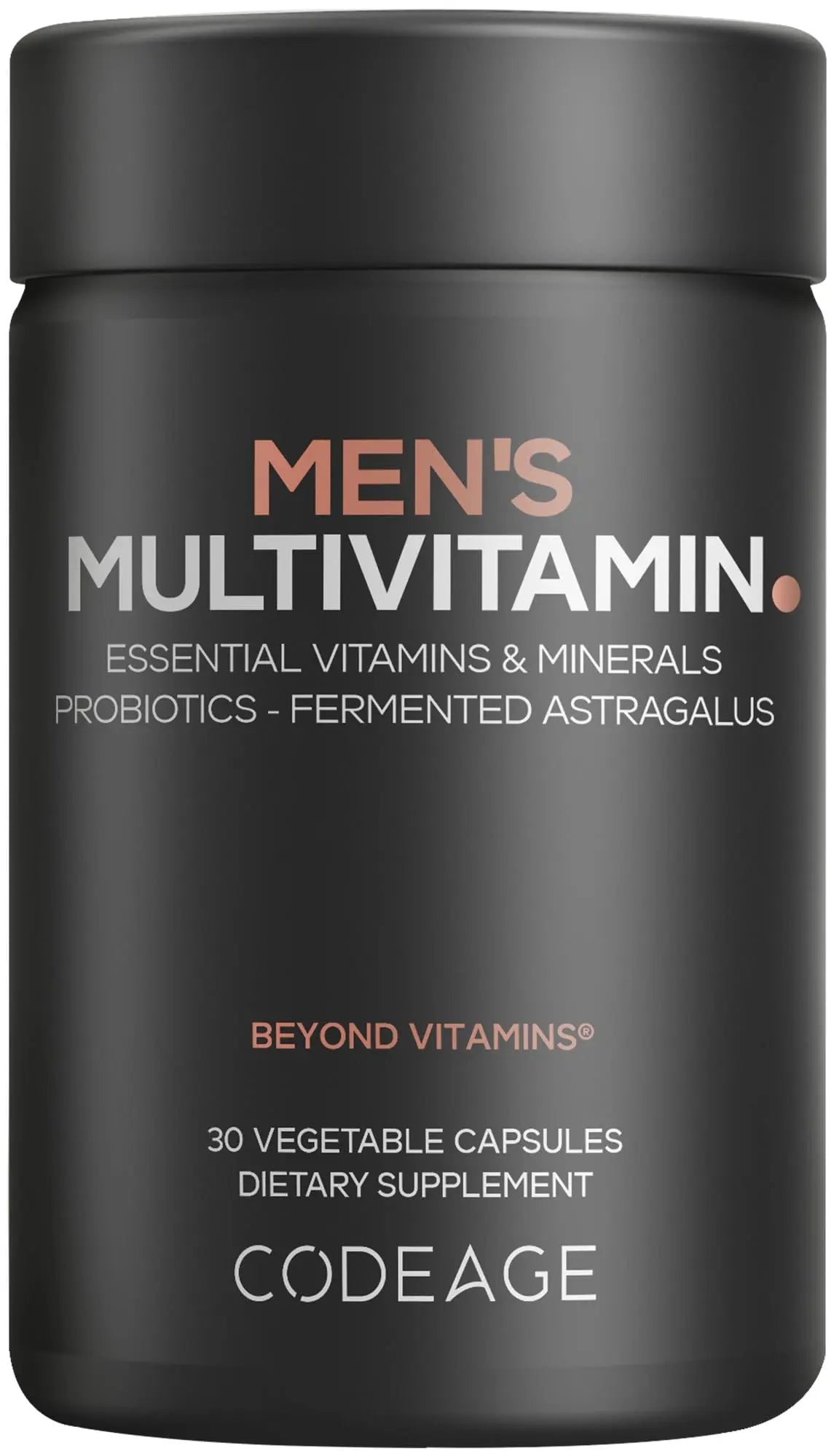 Codeage Men's Multivitamin - Daily Vitamins for Men with Vitamin A, C, D3, E, B12, Magnesium, Zinc, Iron, Chromium Codeage