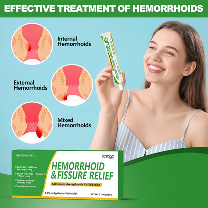Lesdgo Hemorrhoidal Ointment(2 Pack),Hemorrhoid and Fissure Cream Witch Hazel Maximum Strength Pain Relief,for Itching and Swelling LesdgoBuy Supplements Australia