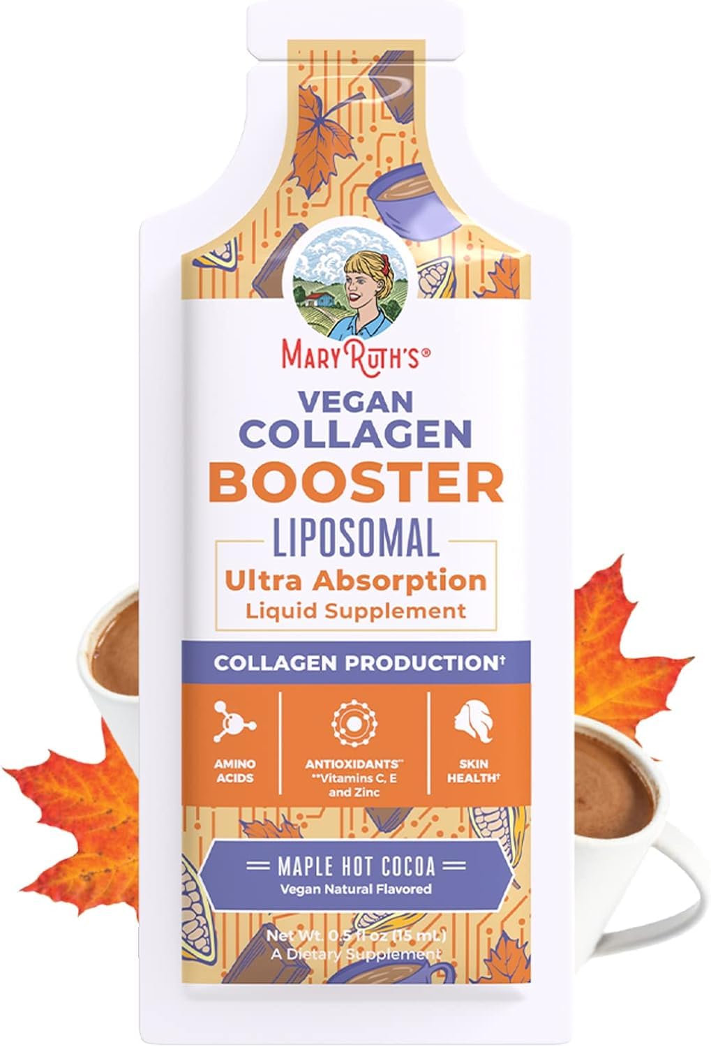 MaryRuth Organics Collagen Booster Liposomal | Sugar Free | Liquid Collagen Booster with VIT C, E, Zinc,Copper&Silica | Skin Care&Joint Support Supplement | Vegan | Non-GMO | Gluten Free | 14 Serving MARYRUTH'S buy supplements Au