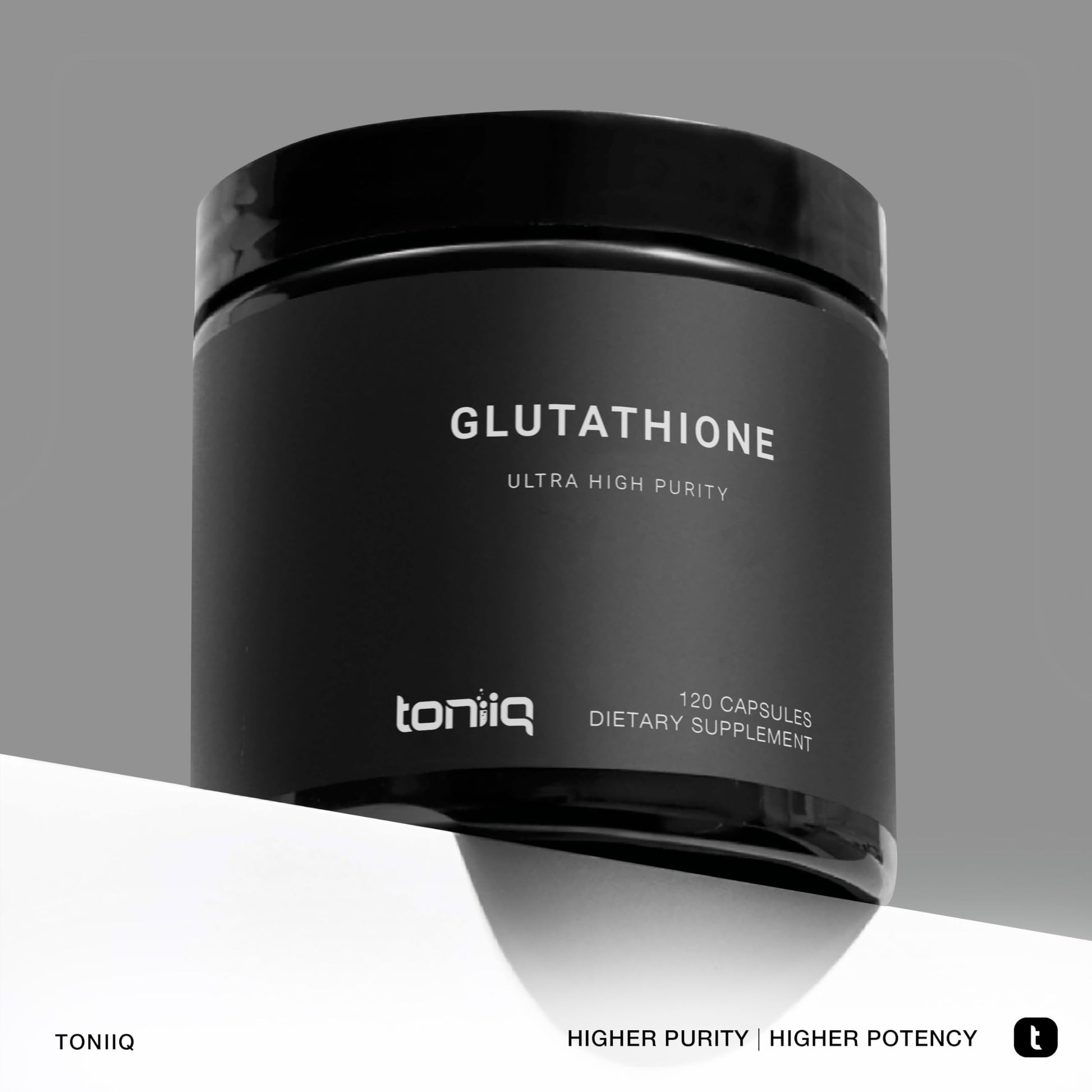 Toniiq Ultra High Strength Glutathione Capsules - 1000mg Concentrated Formula - 98%+ Highly Purified and Bioavailable - Non-GMO Fermentation - 120 Capsules Reduced Glutathione Supplement Toniiq buy supplements Au