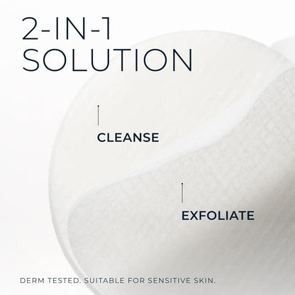 RoC Resurfacing Disks, Hypoallergenic Exfoliating Makeup Remover Pads for Wrinkles and Skin Tone, Hypo-Allergenic Skin Care