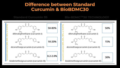 BIOBDMC NovoCurcumin-Next Generation Highly Enhanced Curcumin- 120 Capsules BIOBDMCBuy Supplements Australia