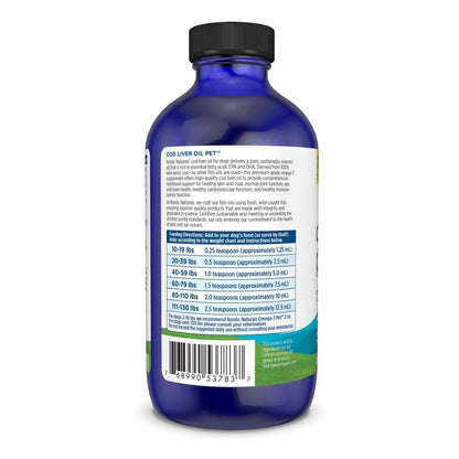 Nordic Naturals Omega-3 Pet Bundle - 2 oz Omega-3 Fish Oil for Small Dogs & Cats, 8 oz Pet Cod Liver Oil Promotes Heart, Skin, Coat, & Immune Health Nordic NaturalsBuy Supplements Australia