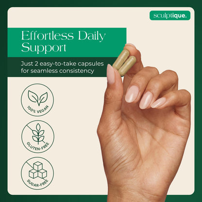Sculptique Lymphatic Drainage Supplement – Lymphatic Drainage Capsules with Dandelion, Burdock, Cleavers & Echinacea, Supports Bloating, Fluid Balance & Daily Lymphatic Wellness – 60 Capsules Sculptique buy supplements Au