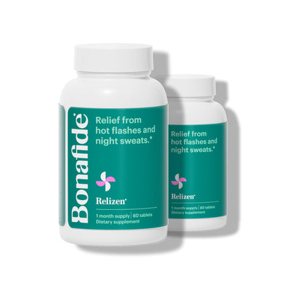 Relizen by Bonafide. Relief from Menopausal Hot Flashes & Night Sweats. — 2-Month Supply (120 Tablets) Bonafide buy supplements Au