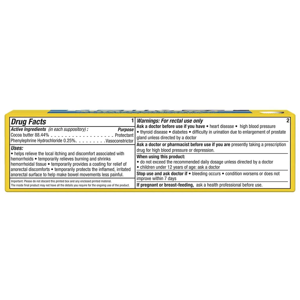 NeilMed Hemorrhoidal Suppositories, Shrinks Swollen Tissue, Relief from Burning, Itching and Discomfort of Hemorrhoids, 24 Count NeilMedBuy Supplements Australia