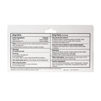 CareAll Muscle Rub Non-Greasy Cream 3.0 oz. Ultra Strength. Relief from Minor Aches and Pains in Muscles and Joints. 10% Menthol & 15% Methyl Salicylate CareAllBuy Supplements Australia