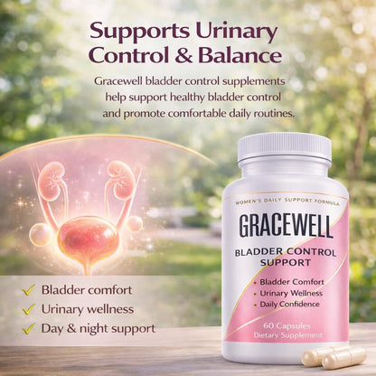DXWXH Gracewell Bladder Wellness Supplement for Women & Men, Herbal Support with Asian Ginseng, Chinese Yam, Chinese Peony, Urinary Tract Health Formula, 60 Capsules (1) DXWXH buy supplements Au