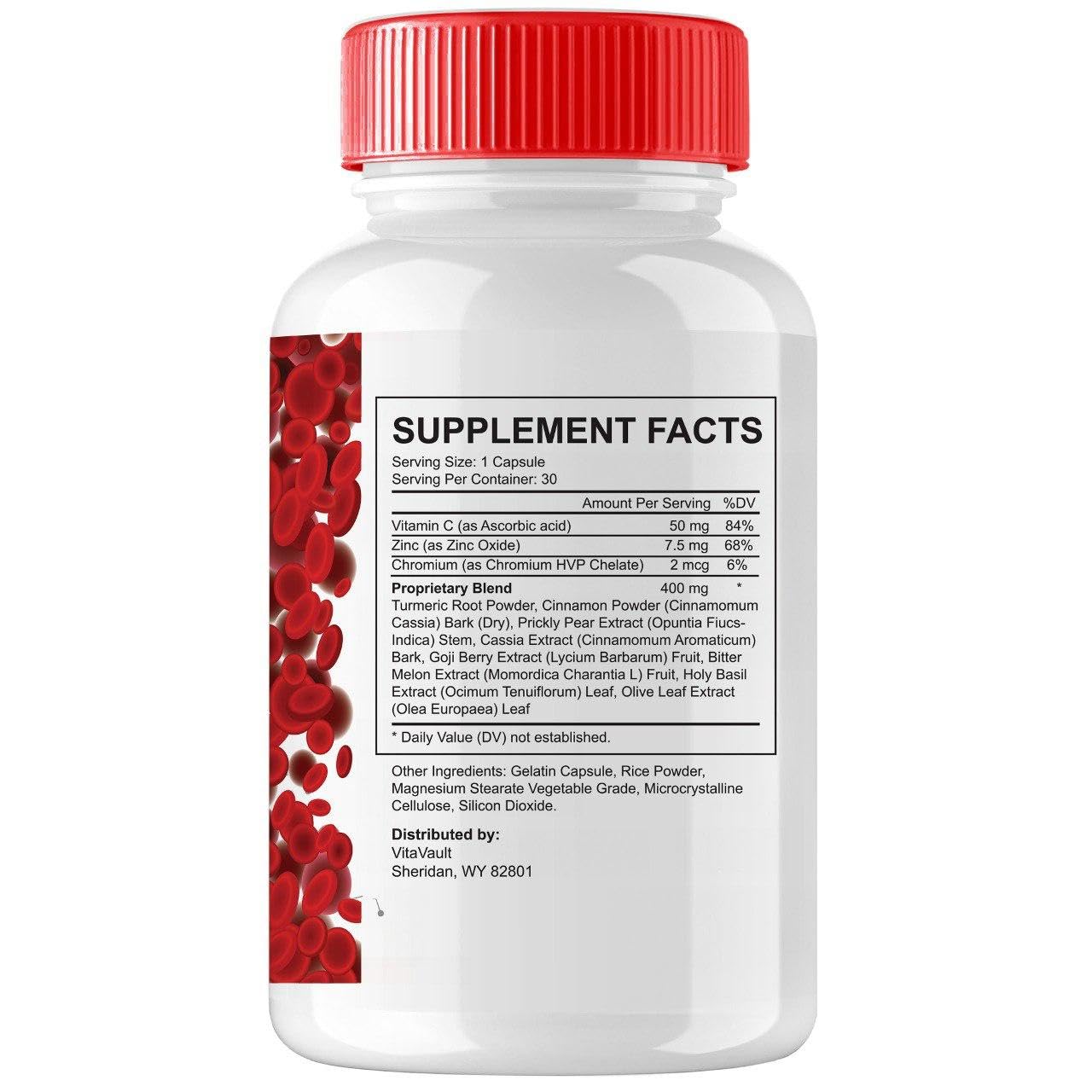 (3 Pack) Glucofort, Max Advanced Blood Support Formula Capsules Vitavault buy supplements Au