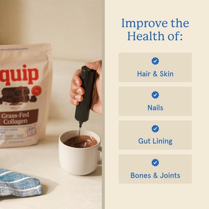 Equip Foods Grass Fed Collagen Powder | Hydrolyzed Bovine Collagen Peptides with Amino Acids | Prime Beef Collagen for Healthy Joints, Skin & Nails | Non-GMO, Paleo Friendly | 30 Servings, Chocolate Equip buy supplements Au