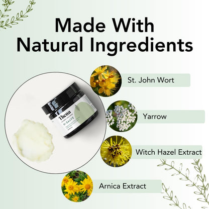 Intense Hemorrhoid Treatment Natural Hemorrhoid Relief Cream, Max Strength Herbal Anal Fissure Relief Ointment with Organic Witch Hazel for Postpartum Piles, Best with Thena Sitz Bath Soak Women Men THENA Natural WellnessBuy Supplements Australia