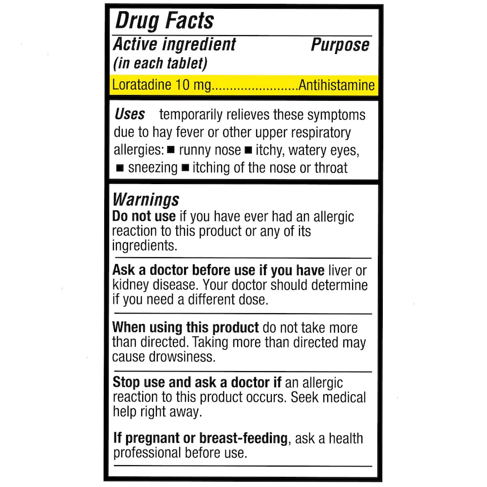 Puregen Labs Allergy Relief, Loratadine 10mg, 100 Tablets – 24 Hour Non-Drowsy Antihistamine Allergy Medicine for Runny Nose, Sneezing, Itchy, Watery Eyes P Puregen Labs buy supplements Au