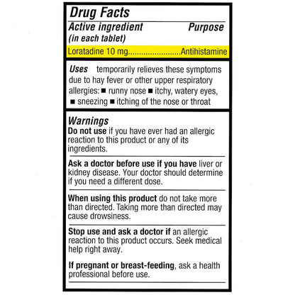 Puregen Labs Allergy Relief, Loratadine 10mg, 100 Tablets – 24 Hour Non-Drowsy Antihistamine Allergy Medicine for Runny Nose, Sneezing, Itchy, Watery Eyes P Puregen Labs buy supplements Au