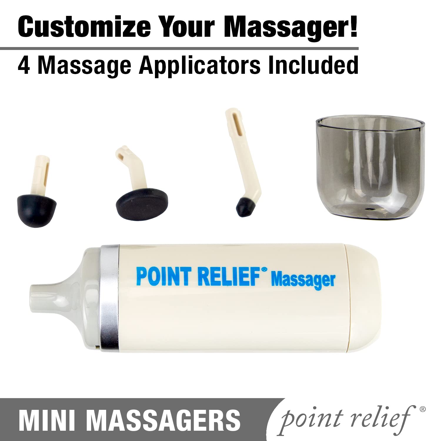 Point Relief 14-1050 Mini Massager for Handheld Targeted Massage Therapy Relieve Muscle Pain Point ReliefBuy Supplements Australia