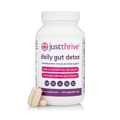 Daily Gut Detox - Ultra-Concentrated Detox & Immune Support Supplement with IgG Antibodies - Promotes Gut Health, Detoxification & Balanced Immune Response
