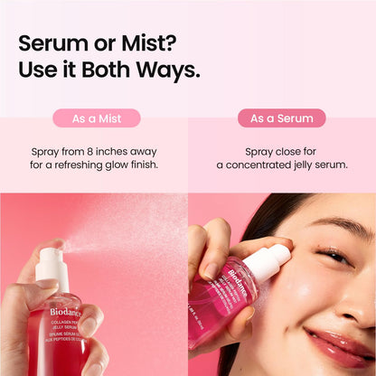 BIODANCE Collagen Peptides Jelly Serum Mist, Hydrating Face Mist, Plumping, Anti-Aging