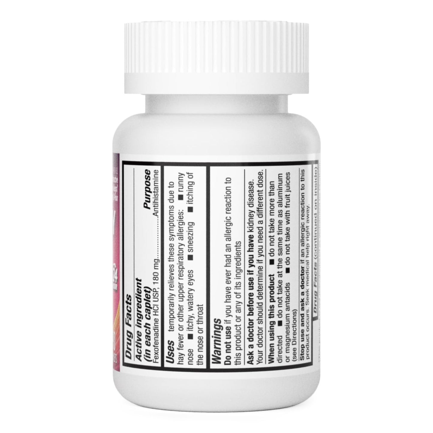 HealthA2Z Fexofenadine Hydrochloride 180mg, Antihistamine for Allergy Relief, 24-Hour Antihistamine for Allergy Relief (90 Counts) HealthA2Z buy supplements Au