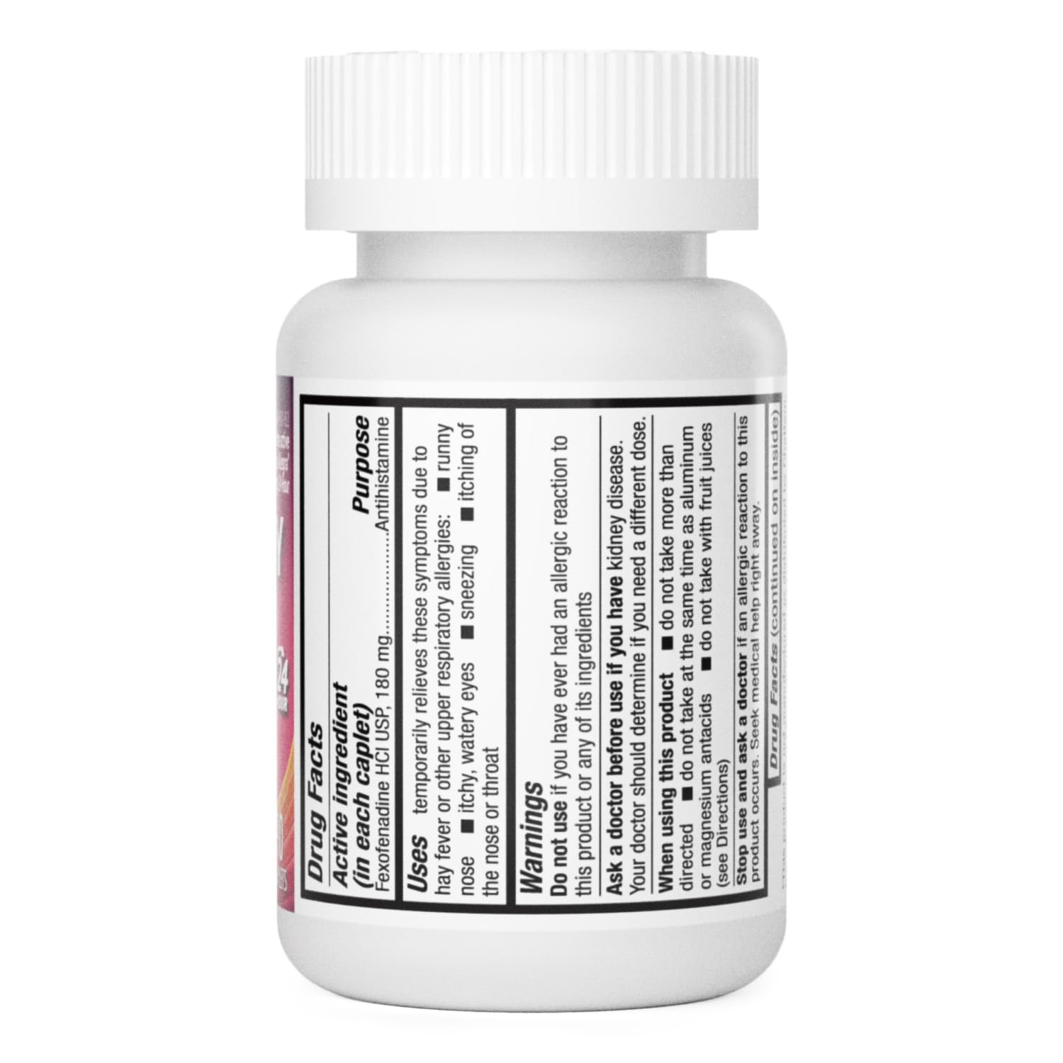 HealthA2Z Fexofenadine Hydrochloride 180mg, Antihistamine for Allergy Relief, 24-Hour Antihistamine for Allergy Relief (90 Counts) HealthA2Z buy supplements Au