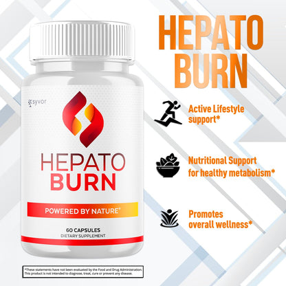 (3 Pack) Hepato Burn Capsules, Official Hepato Burn Pills with All Natural Premium Ingredients, Hepatoburn Energy and Fitness Vitamin Supplement, Hepatoburn Lifestyle Powered by Nature (180 Capsules) Syvor buy supplements Au