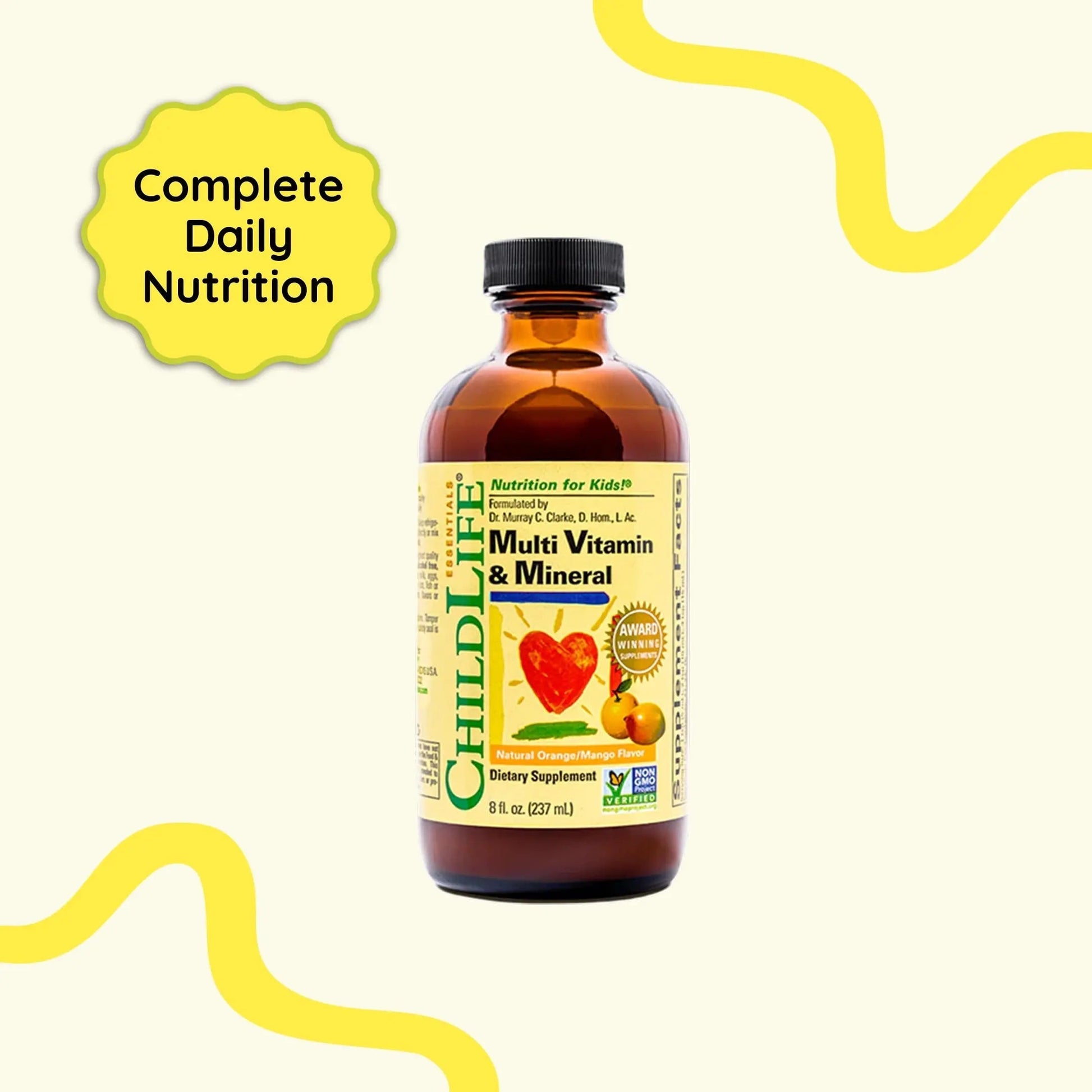 CHILDLIFE ESSENTIALS Kids Multivitamin & Mineral - Kids Vitamins, Liquid Multivitamin for Kids CHILDLIFE ESSENTIALS