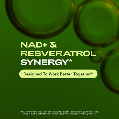Cata-Kor Liposomal NAD Resveratrol Supplement – NMN Supplement Alternative – Third-Party Tested – Advanced NAD Supplement