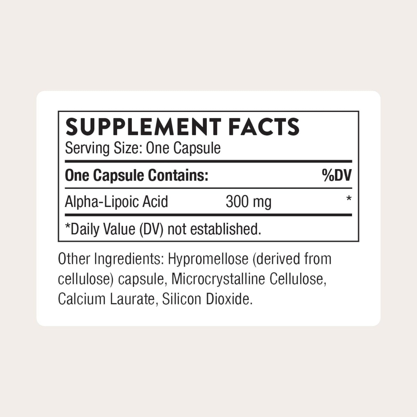 THORNE - Alpha-Lipoic Acid - Provides Antioxidant Support - Supports Liver Detox & Nerve, Eye, Metabolic & Liver Health* - Third-Party Certified - Gluten, Dairy & Soy-Free - 60 Capsules THORNE buy supplements Au