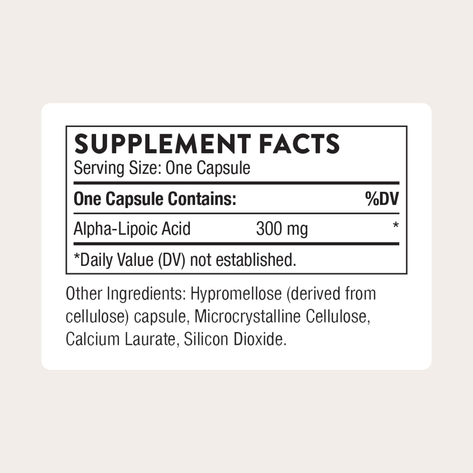 THORNE - Alpha-Lipoic Acid - Provides Antioxidant Support - Supports Liver Detox & Nerve, Eye, Metabolic & Liver Health* - Third-Party Certified - Gluten, Dairy & Soy-Free - 60 Capsules THORNE buy supplements Au