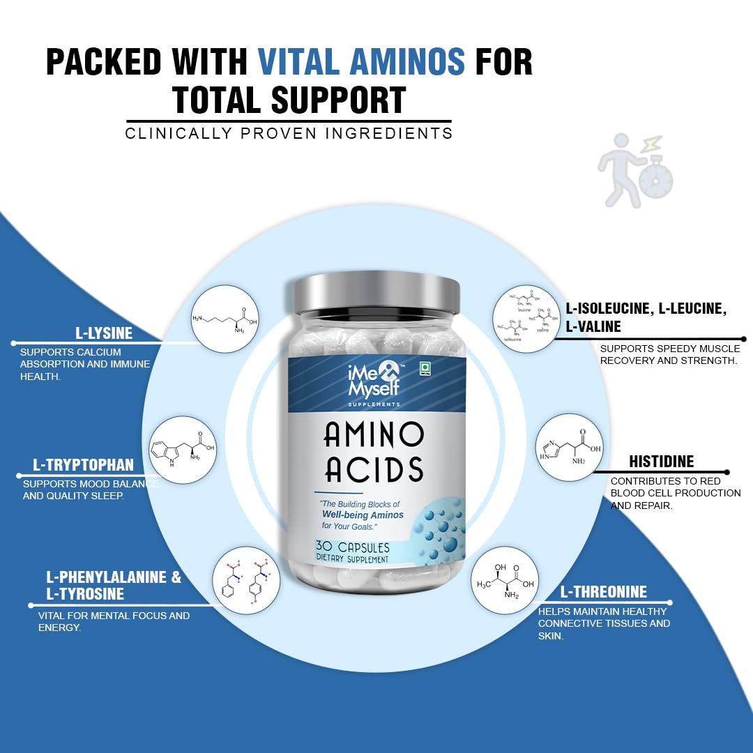 iMeMyself Amino Acid | 30 Veg Capsules iMeMyself buy supplements Au