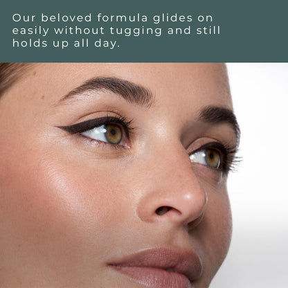 Honeybee Gardens Effortless Eye Liner Pencil, Jet Set Black, Smooth Long-Wearing, Rich Pigment, Vegan & Gluten-Free Honeybee GardensBuy Supplements Australia