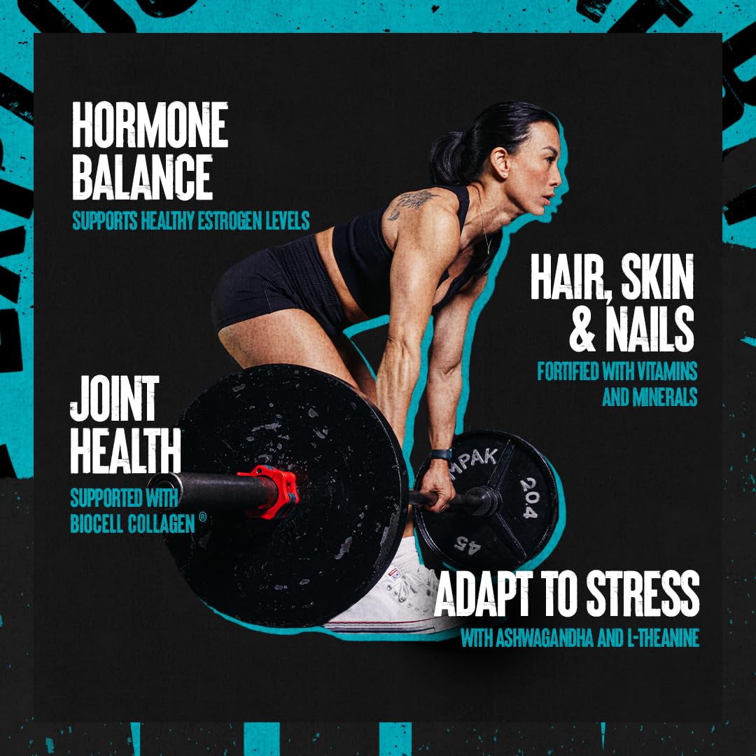 Animal Power Balance – Women's Alpha F Comprehensive Formula – Supports Hormonal Balance, Complexion, Hair, Nails, Mood and Stress, Intestinal Health, & Bone and Joint Health – 30 Packs Animal buy supplements Au