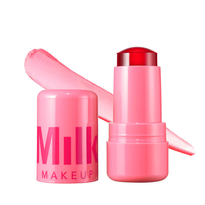 Milk Makeup Cooling Water Jelly Tint – Long-Lasting Sheer Lip + Cheek Stain with Firming Vegan Collagen + Hydrating Aloe – Transfer Proof, Buildable Lip Tint + Blush – Chill (Red), 0.17 oz Milk MakeupBuy Supplements Australia