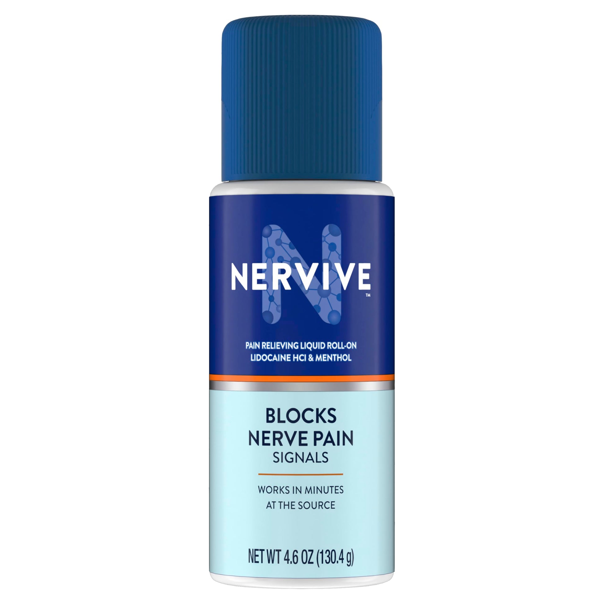 Nervive Pain Relieving Roll On, Lidocaine Roll On, Nervive Pain Relief, Lidocaine Topical, Foot Pain, Leg Pain, Hand Pain, Max Strength Formula, 4.6oz NerviveBuy Supplements Australia