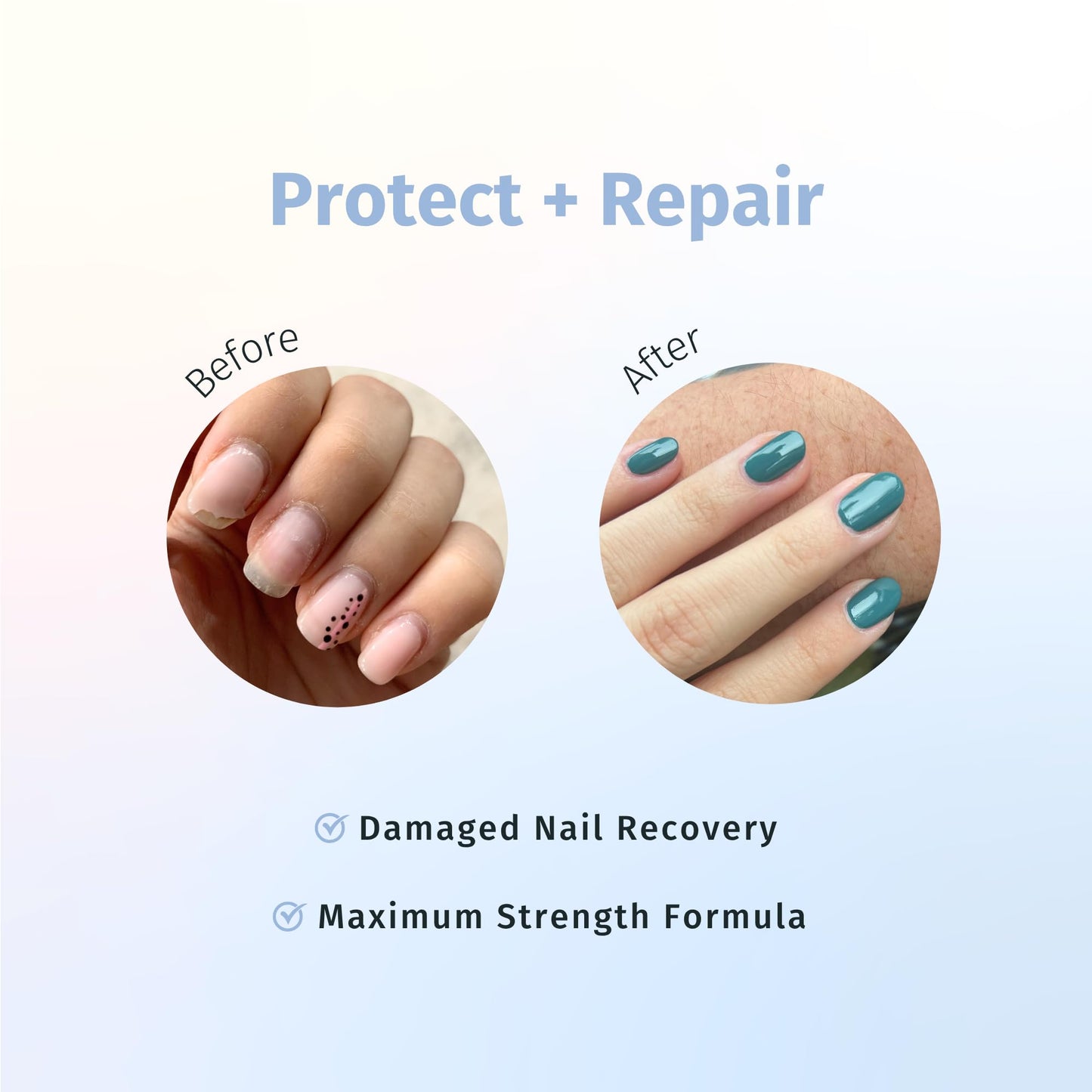 Duri Rejuvacote 1 Original Maximum Strength Nail Growth System Base and Top Coat - Nail Hardener Repair Chipping Strengthen Breaking