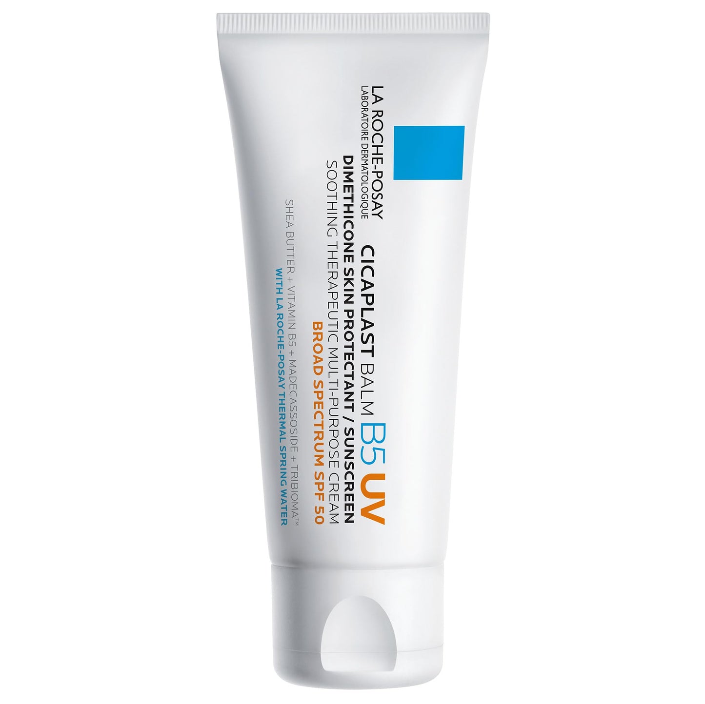 La Roche-Posay Cicaplast Balm B5 UV SPF 50, Vitamin B5 + Shea Butter + Tribioma + Madecassoside + Zinc Oxide Sunscreen
