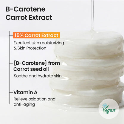 SKINFOOD Carrot Carotene Toner Pads, Hydrating & Soothing for Dry Skin, Instant Cooling, After Sun & Heat Care, Cotton Facial Toner Pads, Korean Skincare for Face (60 Counts) SKINFOOD 1957Buy Supplements Australia