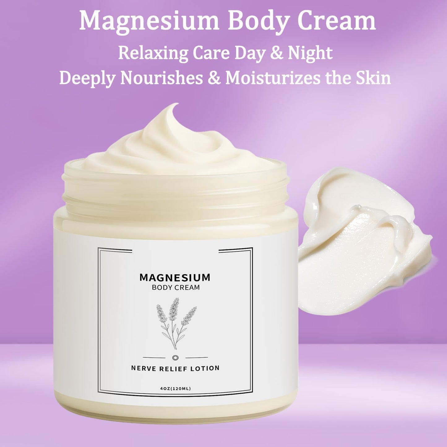 Neuropathy Cream | Nerve Relief Lotion for Feet, Legs & Hands | Magnesium Chloride with Aloe Vera Extract | Non-Greasy Formula for Day & Night Use | Thoughtful Gift for Mama, Dad, Men & Women (1) DFTLUUEBuy Supplements Australia