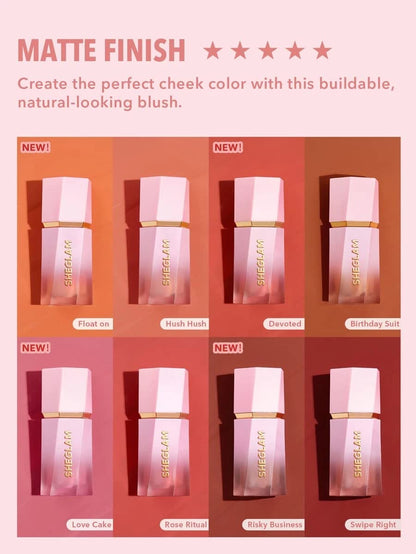 SHEGLAM Color Bloom Liquid Blush Makeup for Cheeks Matte Finish - Love Cake SHEGLAMBuy Supplements Australia